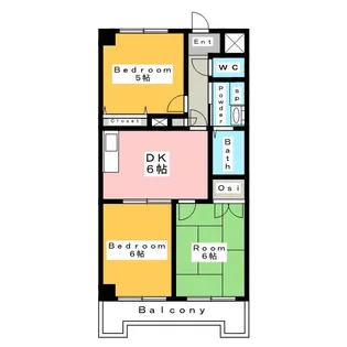 ガーデンヒルズみのわ【3階】の間取り
