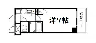 1Kの間取り画像