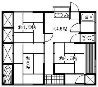 アーバンハイツ松尾【1階】の間取り