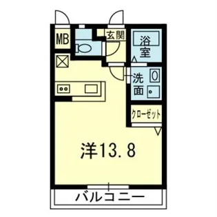 スライブ六番館 A棟【3階】の間取り