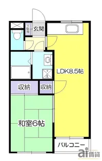 東京都小平市御幸町【マンション】の間取り