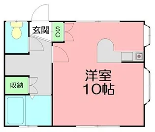 Brownie Hadano【1階】の間取り