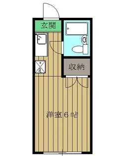 タイガーハイツC【2階】の間取り