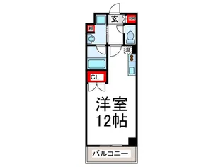 エスティメゾン南堀江の間取り