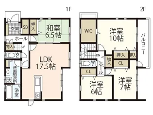 広島県広島市西区井口台2【一戸建】の間取り