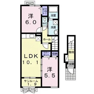 アムールANIII【2階】の間取り