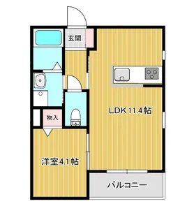 (仮)大和田アパート【3階】の間取り