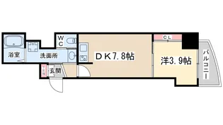 大阪府大阪市北区西天満5【マンション】の間取り