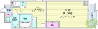 ウェーヴ長町一丁目【6階】の間取り