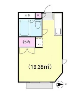 ハイツ・ウエスト【1階】の間取り