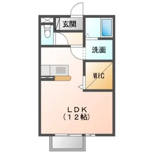 メゾンベール・コーヤII【1階】の間取り