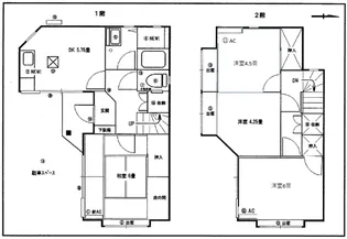 石川県金沢市畝田中4【一戸建】の間取り