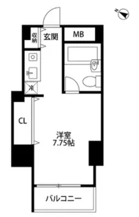 メゾン・ド・ヴィレ麻布台【9階】の間取り