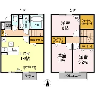 HOPE STELLA A棟の間取り