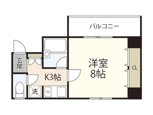 アペックス免出【2階】の間取り