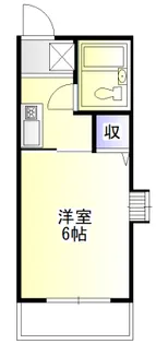 クレールハサマ【1階】の間取り