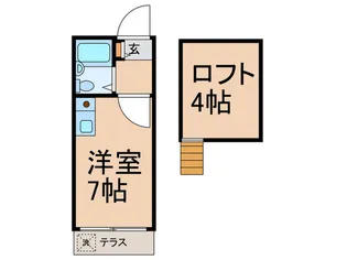 クリスタル自由が丘【1階】の間取り