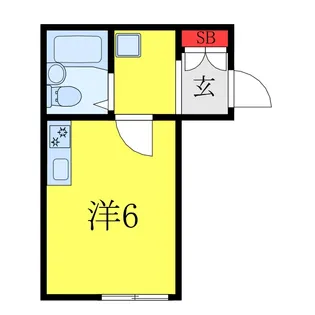 東京都北区赤羽台3【アパート】の間取り