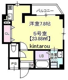 ブライトヒルズ新宿【4階】の間取り