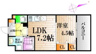広島県広島市中区十日市町1【マンション】の間取り