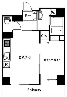 ラトゥール若葉【5階】の間取り