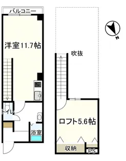 シティガーデン南通I【10階】の間取り