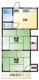 清滝園【2階】の間取り