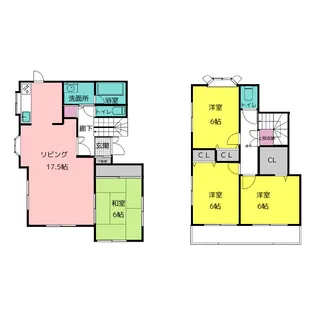東京都八王子市小宮町【一戸建】の間取り