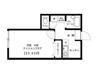 東京都葛飾区白鳥3【アパート】の間取り