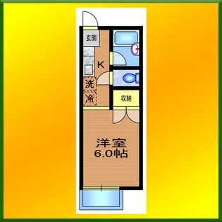 コーポラス千栄【2階】の間取り