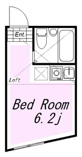 センチュリオン石川町【2階】の間取り