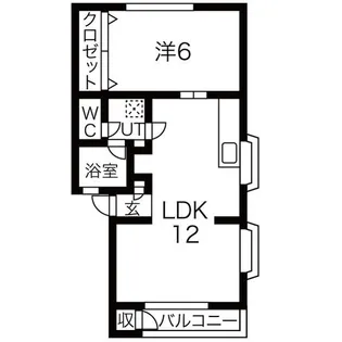 メゾンきむら【1階】の間取り
