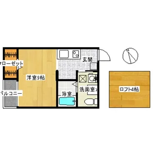福岡県福岡市南区那の川1【アパート】の間取り