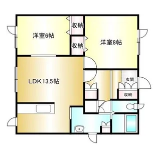 北海道河東郡音更町南鈴蘭北6【一戸建】の間取り