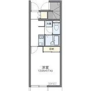 愛知県名古屋市守山区菱池町【アパート】の間取り