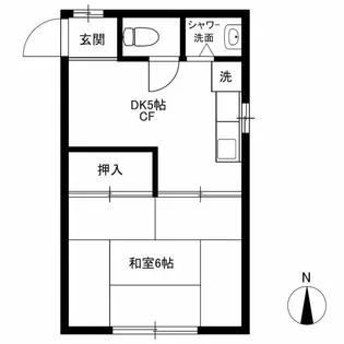 青葉荘【2階】の間取り