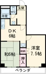 アビタシオン萩原【3階】の間取り