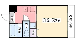 レジェンド西宮【2階】の間取り
