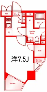 パティーナ ウィリア武蔵小杉【6階】の間取り