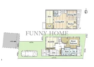東京都世田谷区梅丘2【一戸建】の間取り