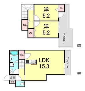 グルーブメゾン歌敷山の間取り