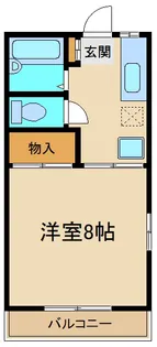 ファミリア勝田C【2階】の間取り