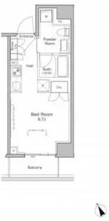 東京都台東区柳橋1【マンション】の間取り