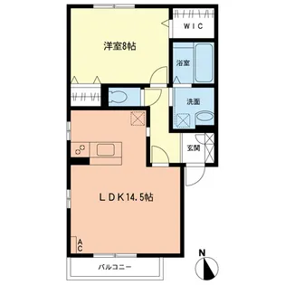 神奈川県足柄下郡湯河原町土肥5【アパート】の間取り
