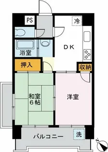 パラスト目黒3丁目【4階】の間取り