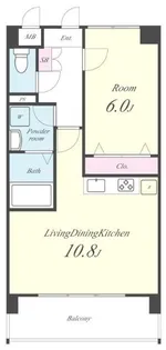 オーベルニュII【1階】の間取り