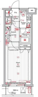 THE HOUSE 赤坂檜町【2階】の間取り