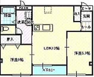 ハウスわだ5【3階】の間取り