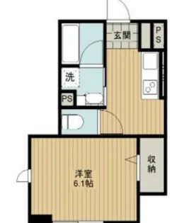 カーサヴェルデ下目黒【1階】の間取り