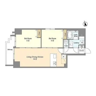 東京都北区西ケ原1【マンション】の間取り